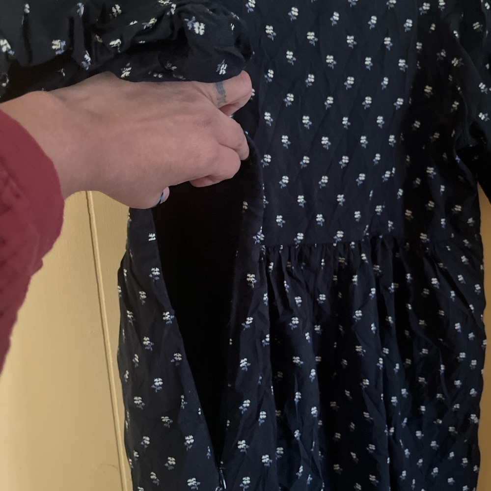 MADEWELL Women’s Puff Sleeve Size Small Dress - Picture 8 of 9